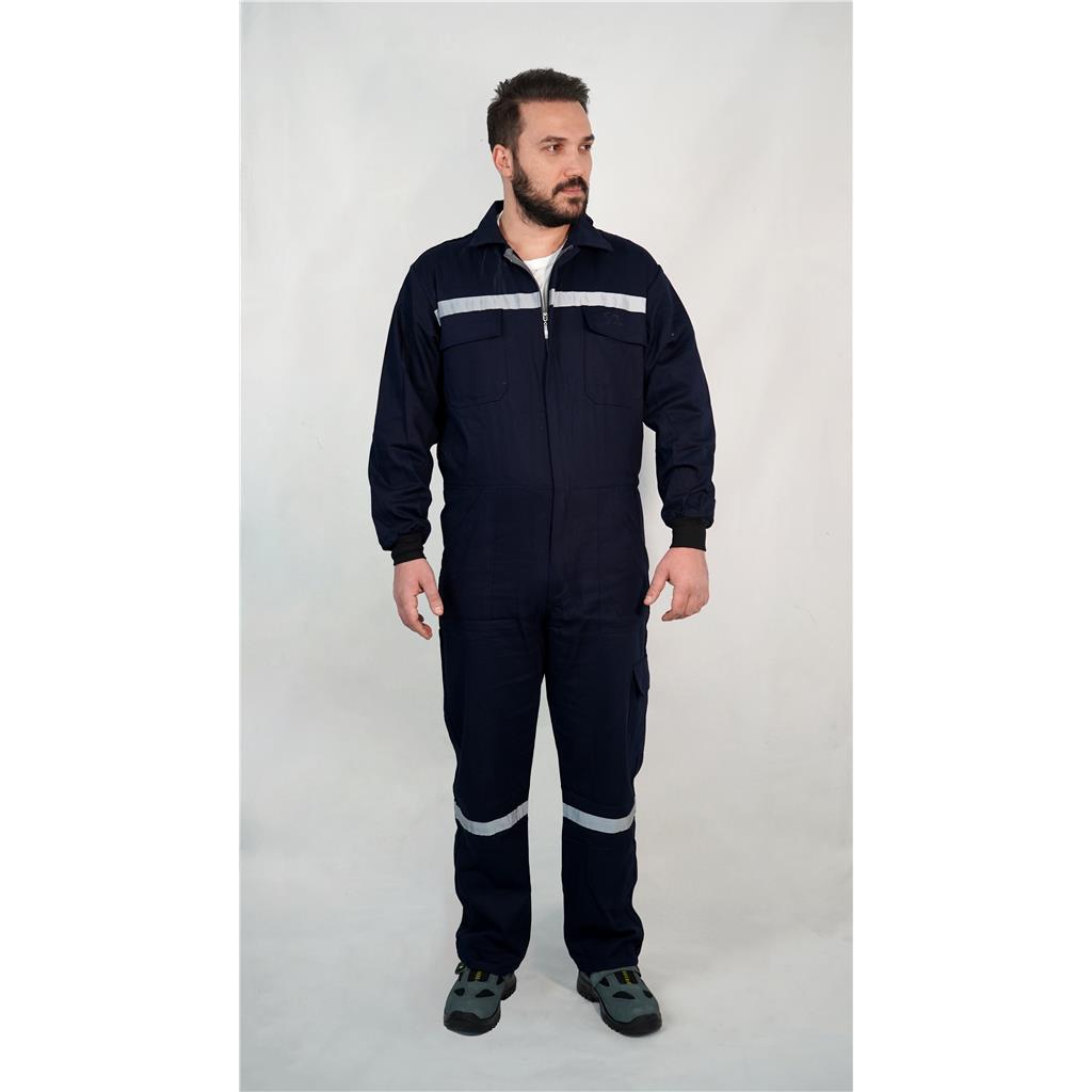 Reflektörlü Cepli Tulum"